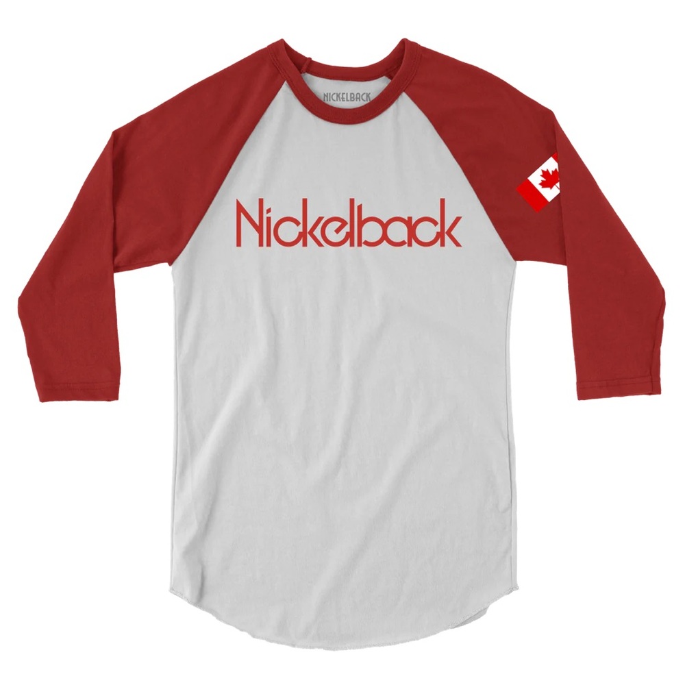 Nickelback Merch Baseball Tee - Unisex Size S w Canada Flag 🇨🇦 Never worn!